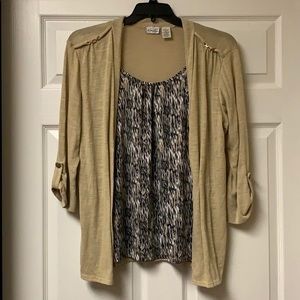 Cream colored sweater shirt